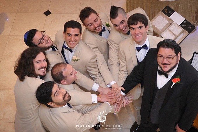 bridal party celebration