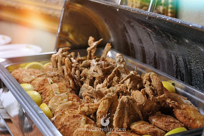 softshell crab and fried green tomatoes
